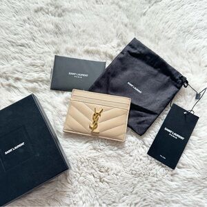 Saint Laurent (YSL) Cassandre Card Holder